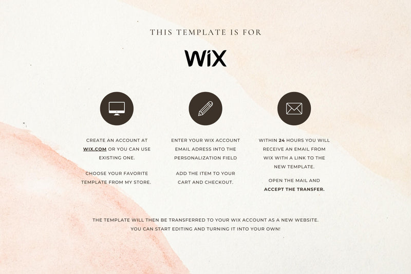 AMELIA WEST - Wix Website Template